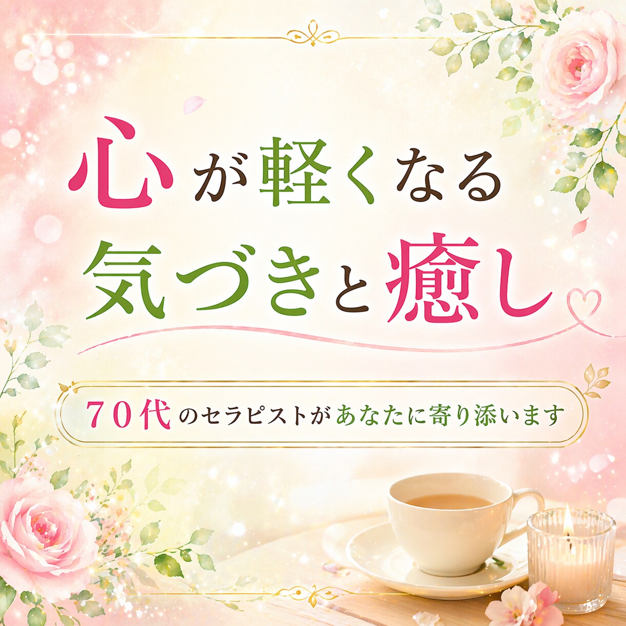 今あなたに必要な色と心の声をお伝えします 本来の自分に気づき心がふっと軽くなり一歩踏み出せる イメージ2