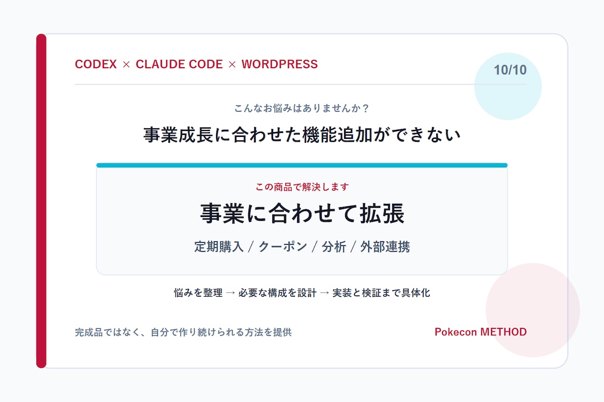 Codexで予約EC会員サイトを設計します 複雑な業務機能を分解して実装する方法を習得 イメージ10