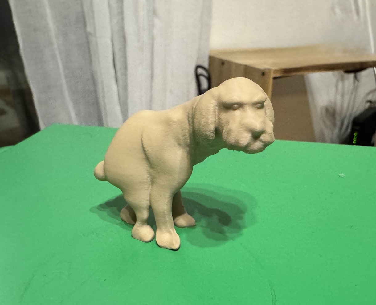 愛犬・猫をミニチュアフィギュアにします 3Dプリンターで愛犬・猫をミニチュアフィギュアにします イメージ1