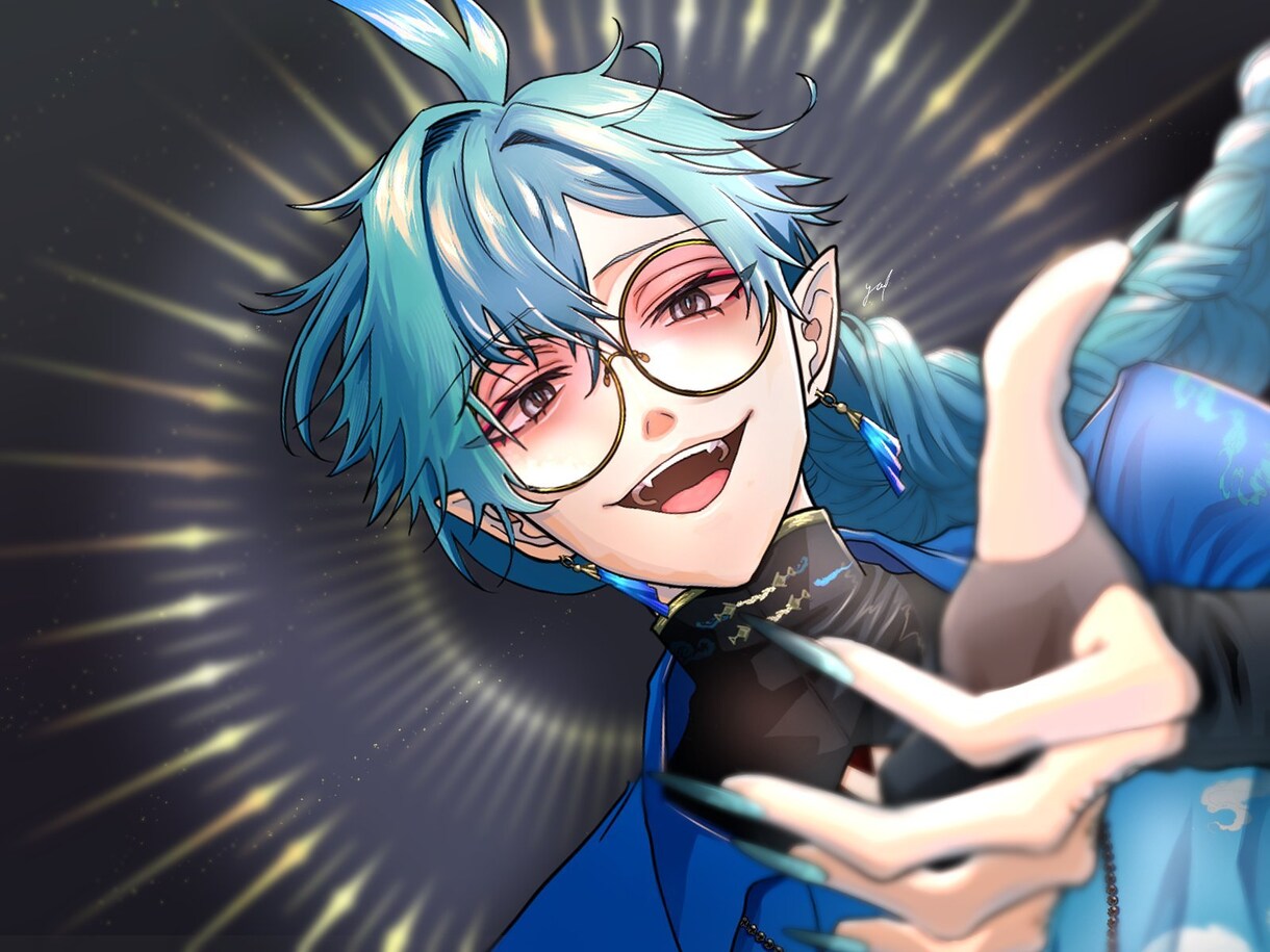 唯一無二の魅力的なSNSアイコンお描きします Vtuberの方や配信準備中の方、アイコンが必要な方へ！ イメージ1