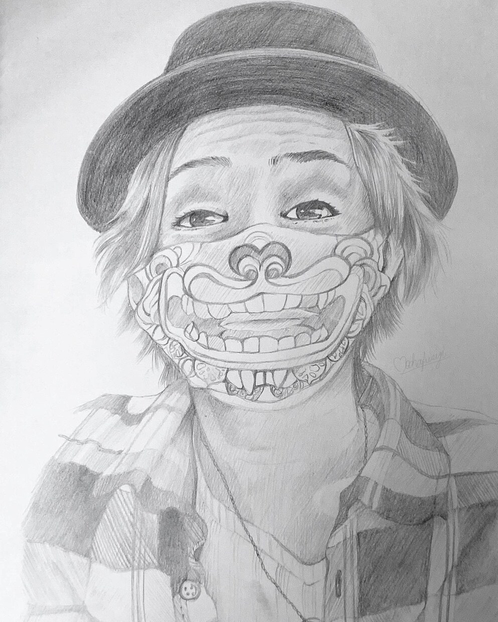 シャーペン画【似顔絵】描きます 温かみのあるアナログイラストになります。 イメージ2