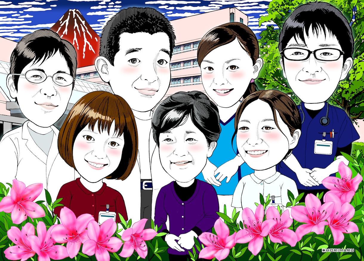 転勤・退職祝いなどの記念品イラストを作成します 一緒に過ごした貴重な時間や思い出をイラストにします。 イメージ1