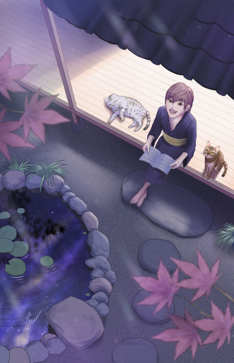 綺麗なイラスト作成します SNSのアイコンやヘッダー、スマホの背景、動画配信の背景画像 イメージ3