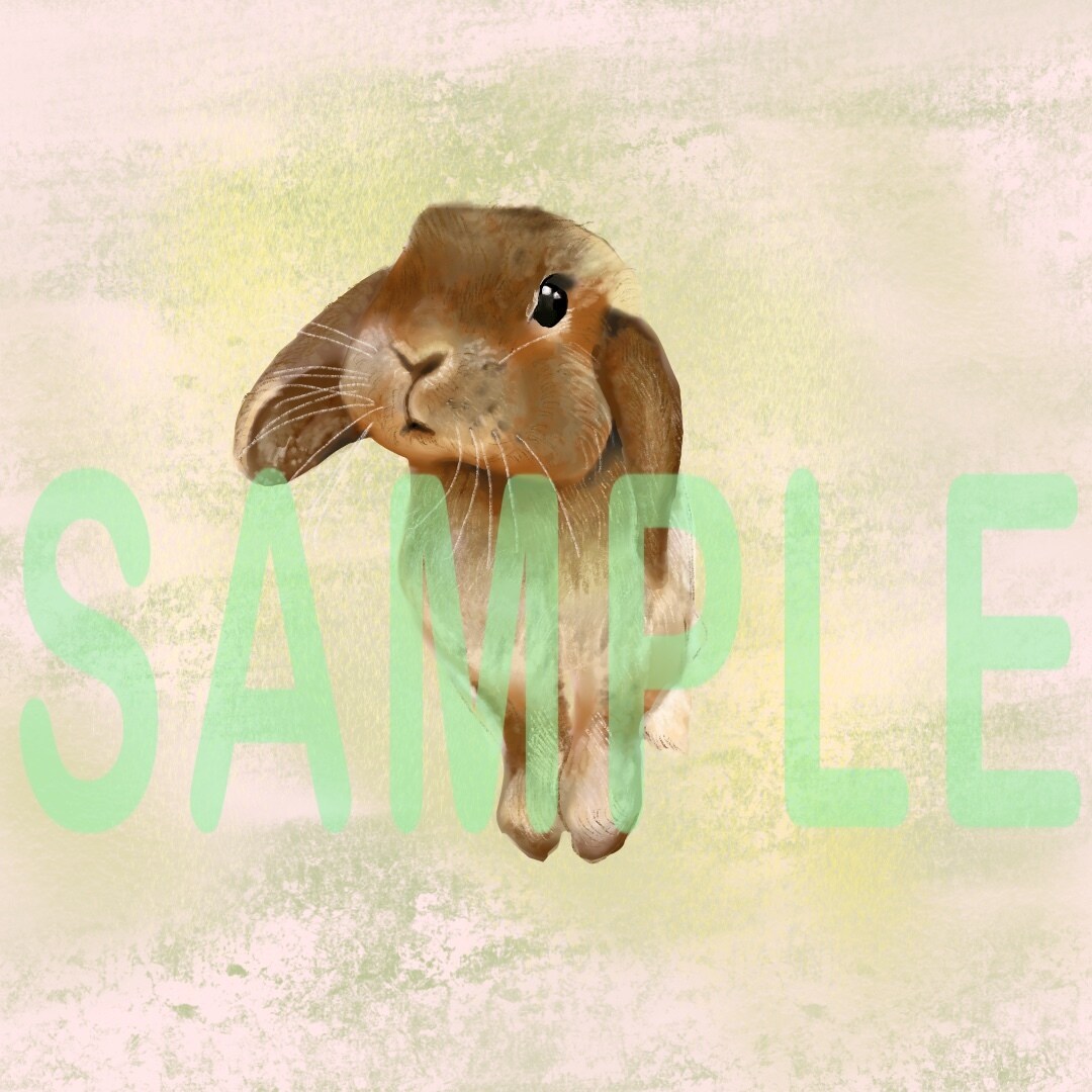 3ポーズ3枚あなたのペットの絵を描きます 動物 リクエスト背景入可能 ペット絵 うさぎ 犬 猫 小動物 イメージ3