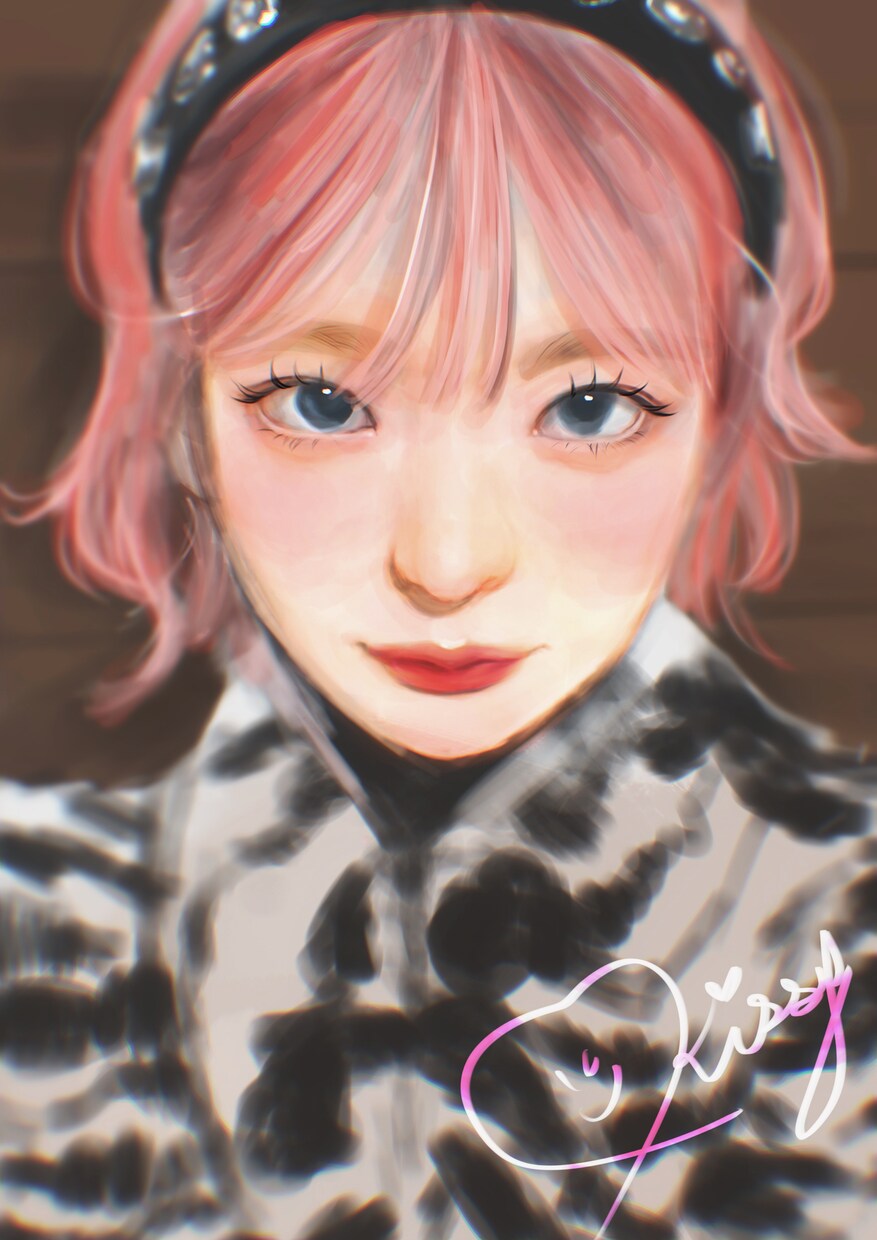 厚塗りでかわいい♡ 似顔絵やキャラクターを描きます 人間味のあるイラストであなたの御要望に誠心誠意お応え致します イメージ4