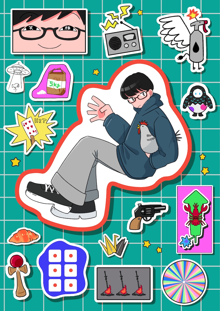 記念日や立ち絵等かわいいイラスト制作します キャラクターの個性が一目で伝わるイラストを制作します！ イメージ3