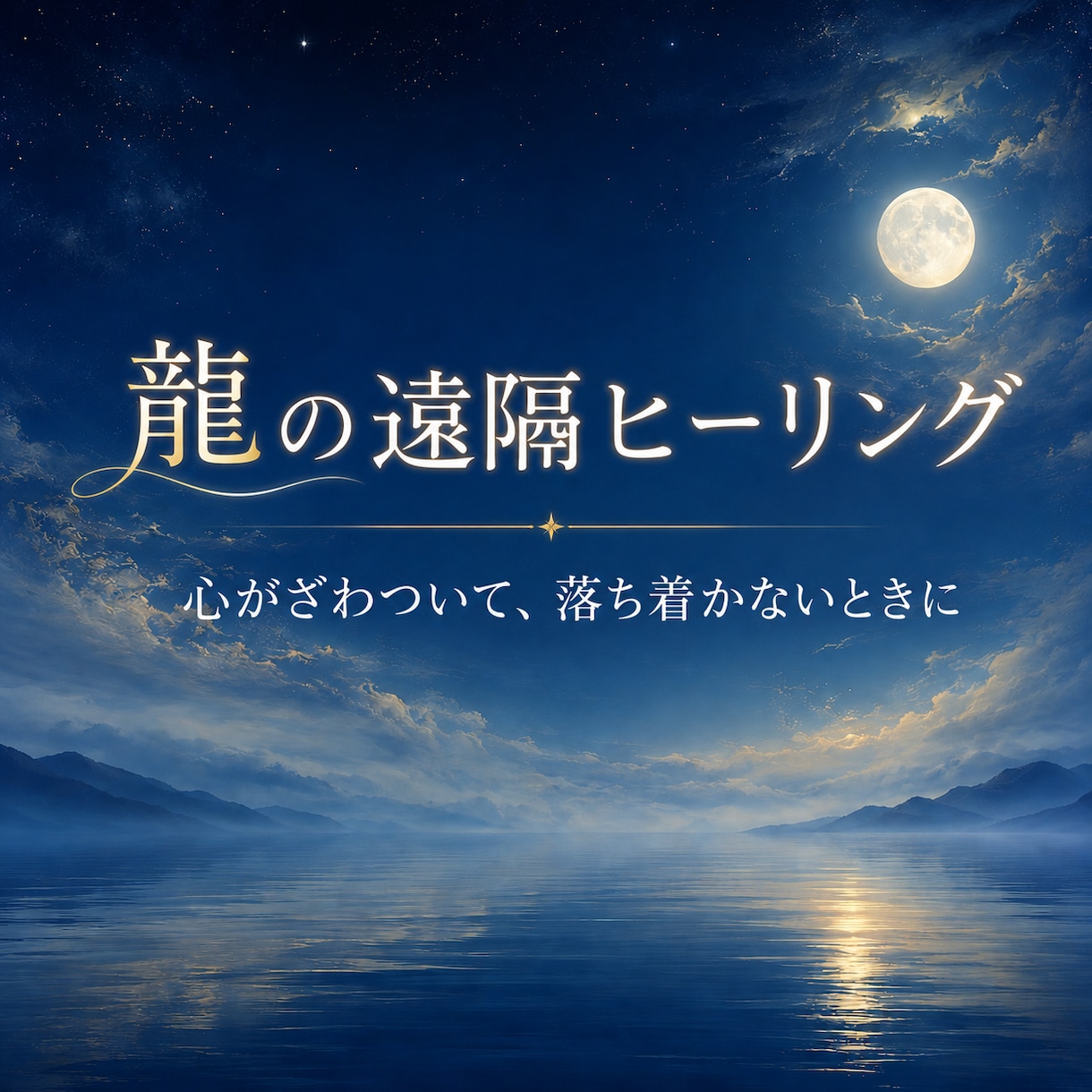龍の遠隔ヒーリングで心の流れを整えます 心がざわついて、落ち着かないときに イメージ1