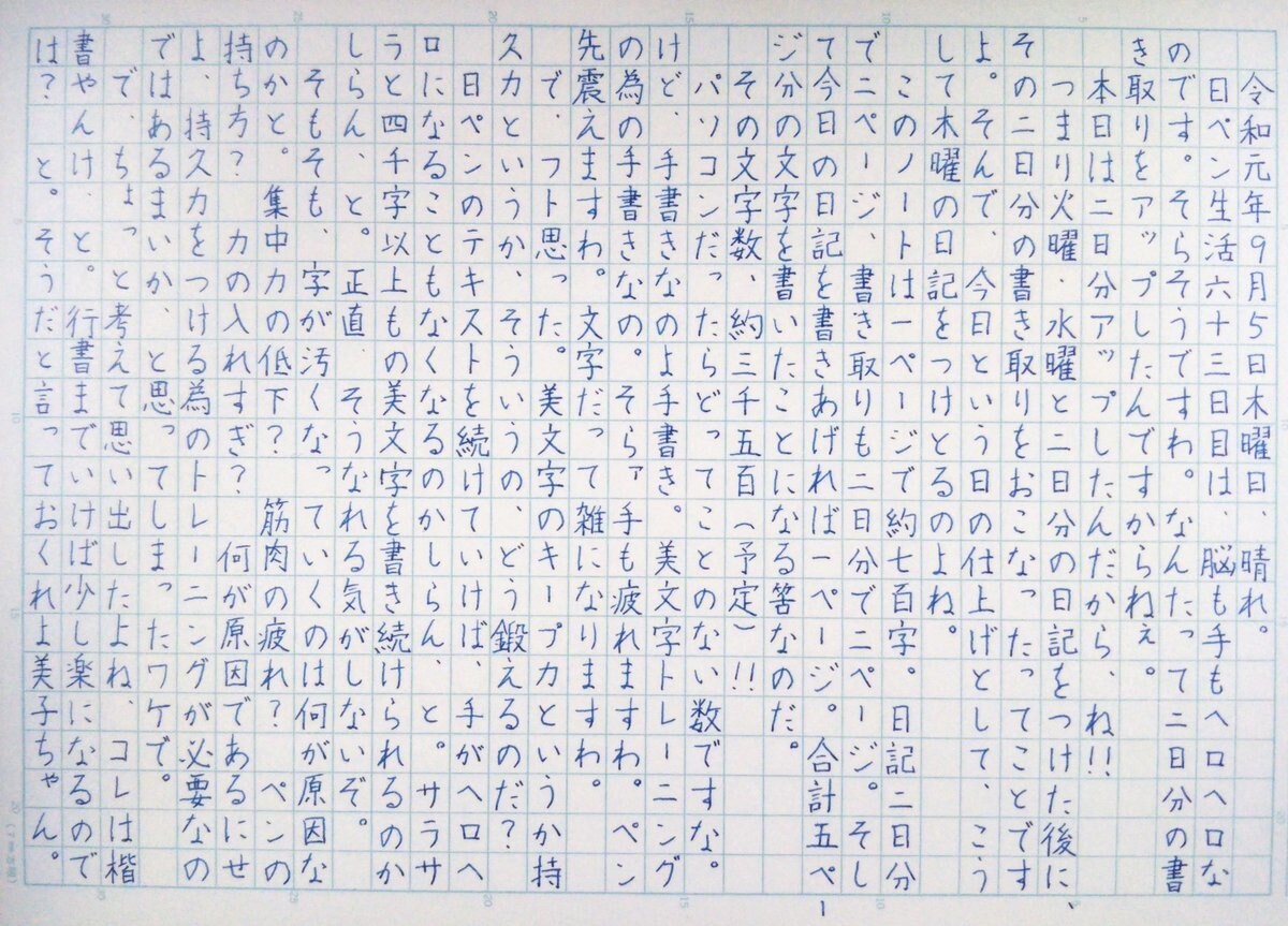 手書きの文字などのタイピング代行します 手書き　文字起こし　タイピング代行　代行 イメージ1