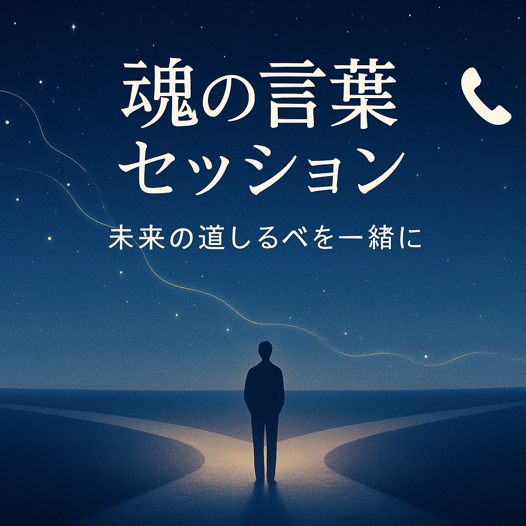 魂の言葉を一緒に聴きこれからの道を整理します 今のあなたの気持ちを丁寧に整理し魂の言葉を一緒に探す イメージ1