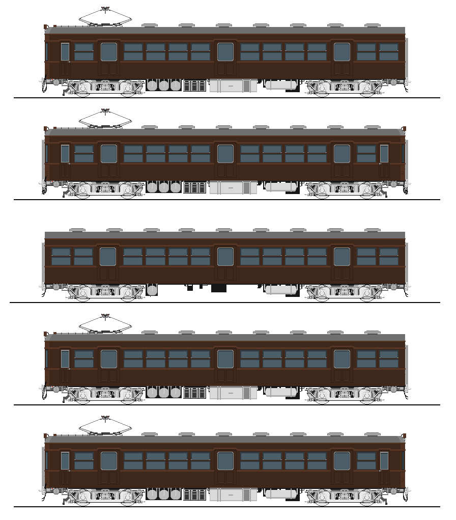 架空鉄道の車両イラスト(前面・側面)を描きます 架空鉄道の車両のイラストを描きます イメージ10