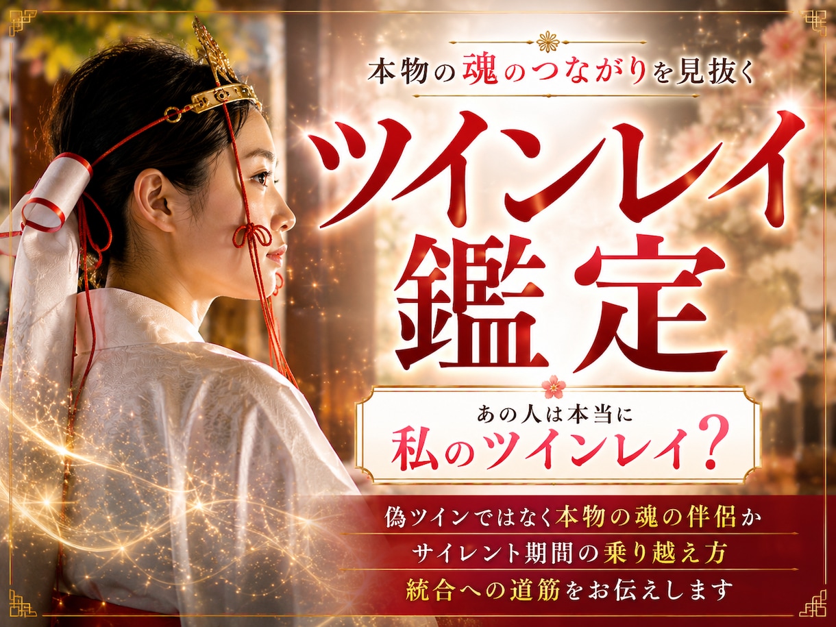 ツインレイ【長文恋愛霊視鑑定】♡運命の相手占います ツインレイ／占い恋愛／恋愛霊視／縁結び/あなたを好きな人 イメージ1