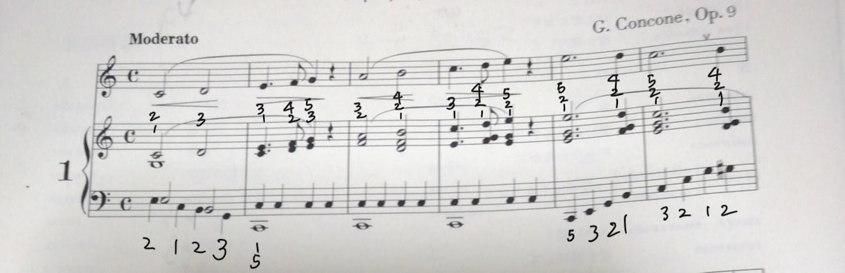 ピアノ【指番号】書きます 難しくて弾けない箇所、指番号の変更でラクに弾けるかも イメージ2