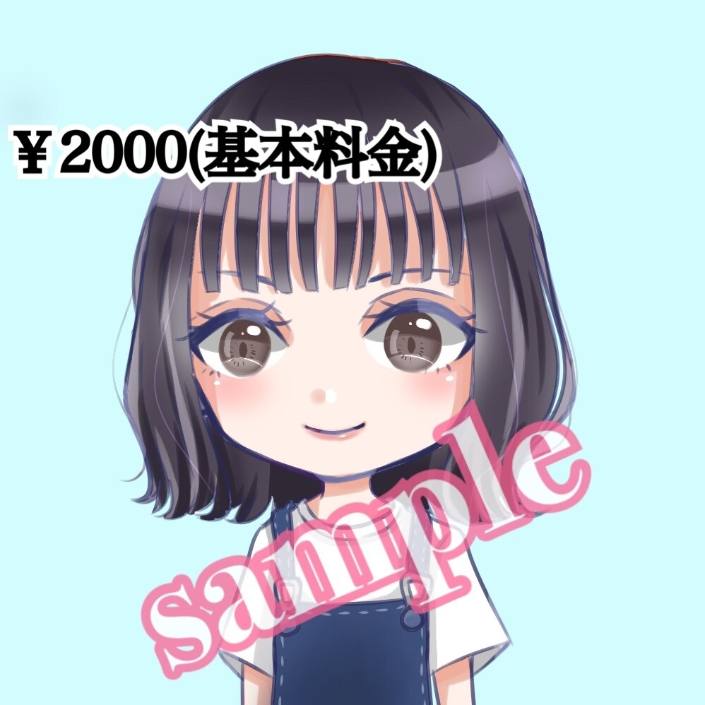 可愛いデフォルメSNSアイコン描きます イメージキャラクターをデフォルメしてキラキラ可愛く描きます。 イメージ2