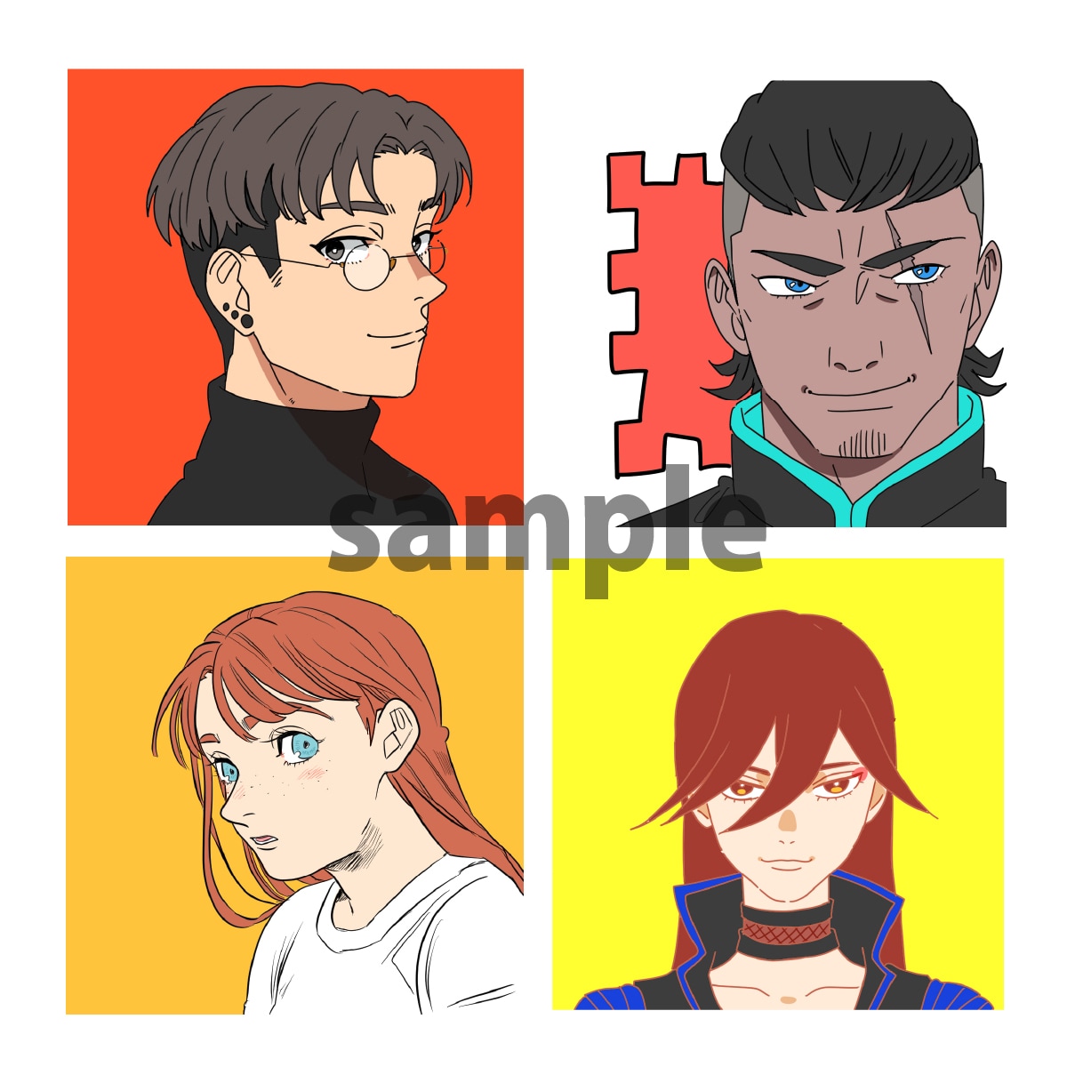 創作・写真OK|SNSアイコン描きます あなたらしさを大切に、やさしく魅力的に描きます イメージ4