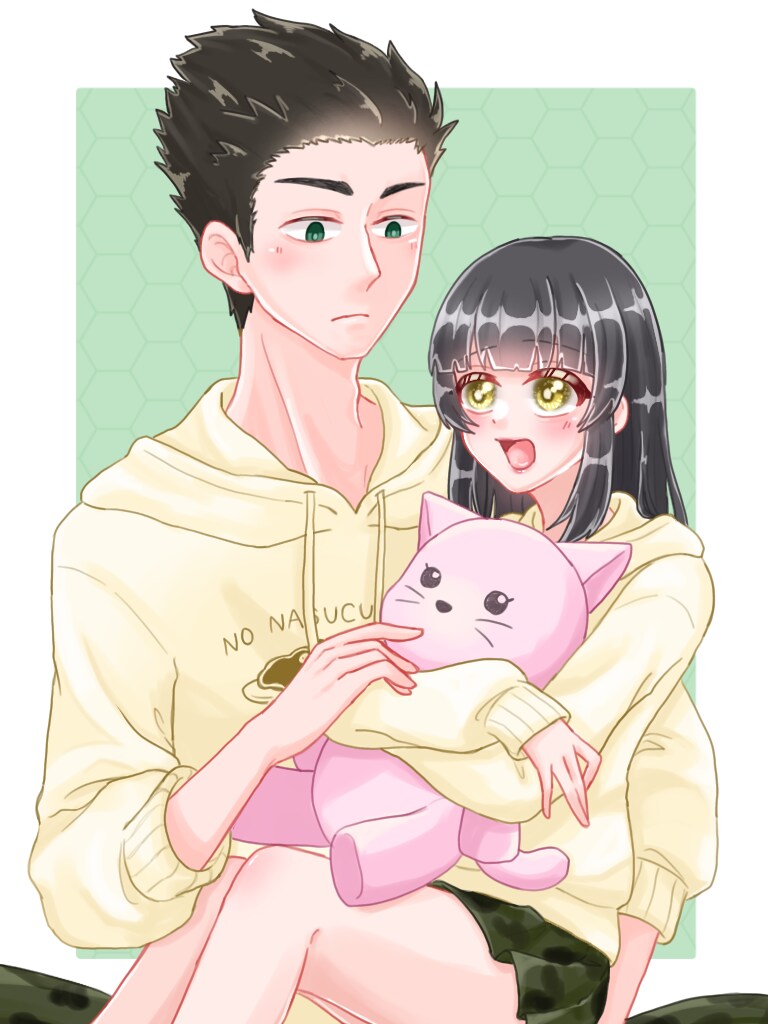 御相手様との可愛い夢絵お描きします 2種類の構図から選ぶと基本料金2000円から！ イメージ2