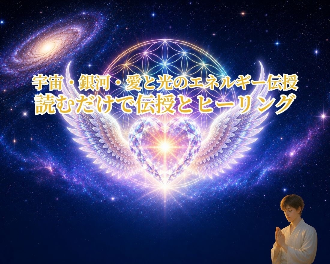宇宙から降り注ぐ銀河・宇宙・愛と光の伝授をします 御守り付・宇宙、銀河、星を感じ愛と光の波動を広げていきます。 イメージ2