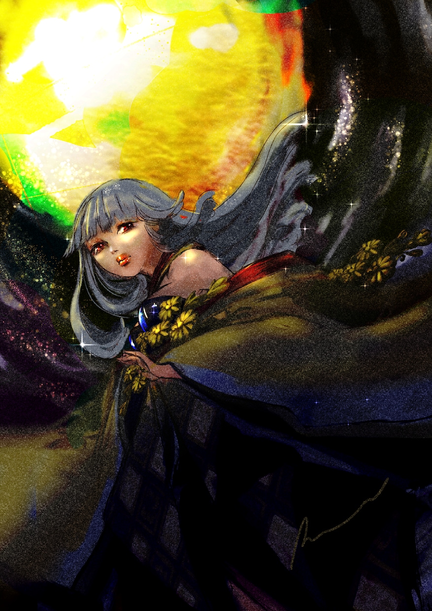 厚塗りイラスト【歌ってみた大歓迎!!】描きます アイコンから1枚絵キャラデザも対応中！ボカロMVイラスト歓迎 イメージ5
