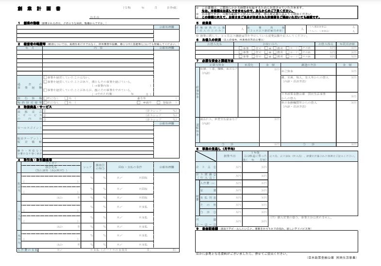 政策金融公庫向け創業融資の計画書を作成・添削します 【短納期可】元銀行員が創業融資の書類を作成・添削します。 イメージ2
