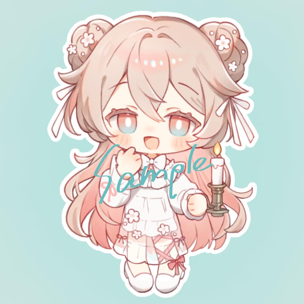 かわいいに全力！笑顔になれるミニキャラ描きます ココナラ実績作り中✨気軽にご相談ください イメージ7