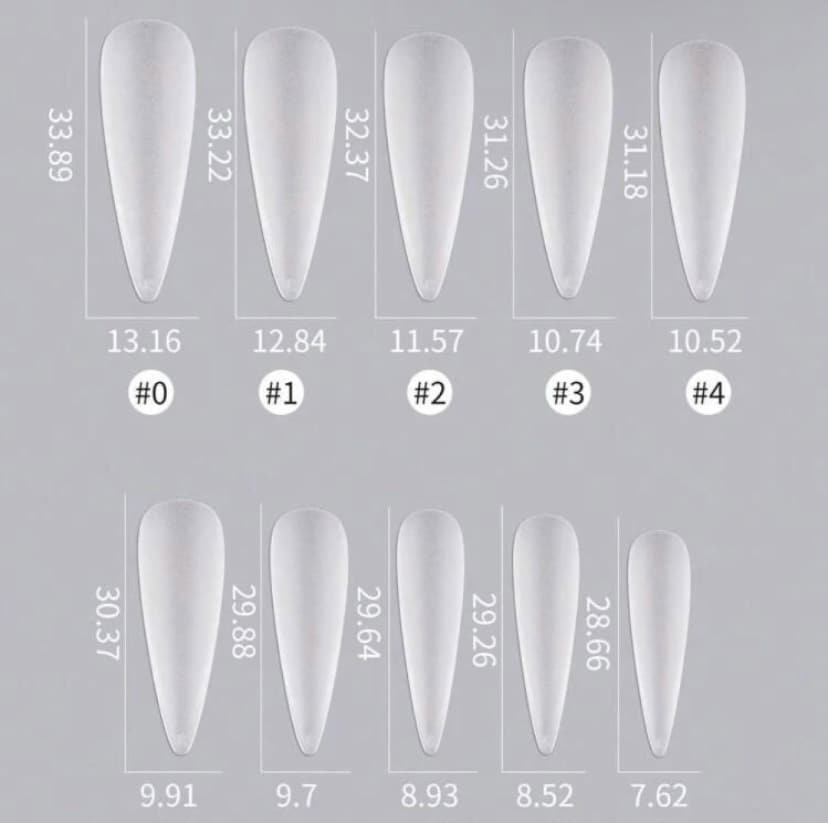ネイルチップサイズ確認できます ネイルチップのサイズ確認お願いします！ イメージ1