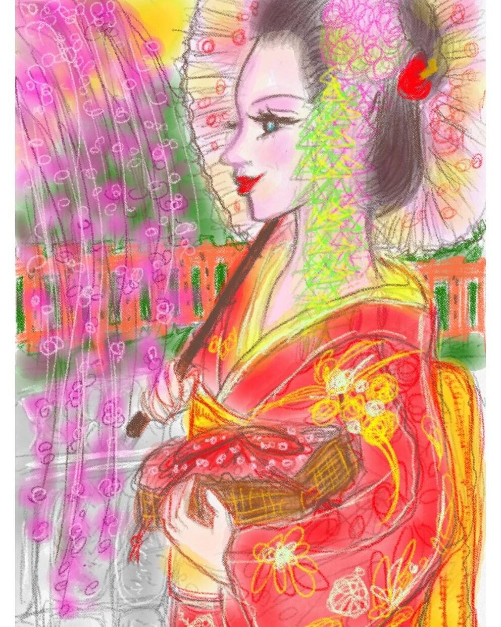 ペットや好きな動物のイラスト、お描きします 背景は、ご対象にあったイメージカラーで、配色アレンジします！ イメージ3