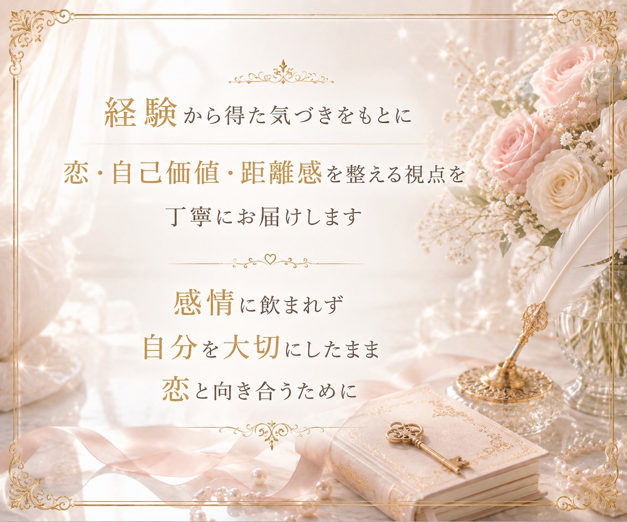 初回限定❤︎1日だけ有名人との恋の相談に乗ります 友人に話せない恋を、現実的な距離感と品のある行動へ整理します イメージ8