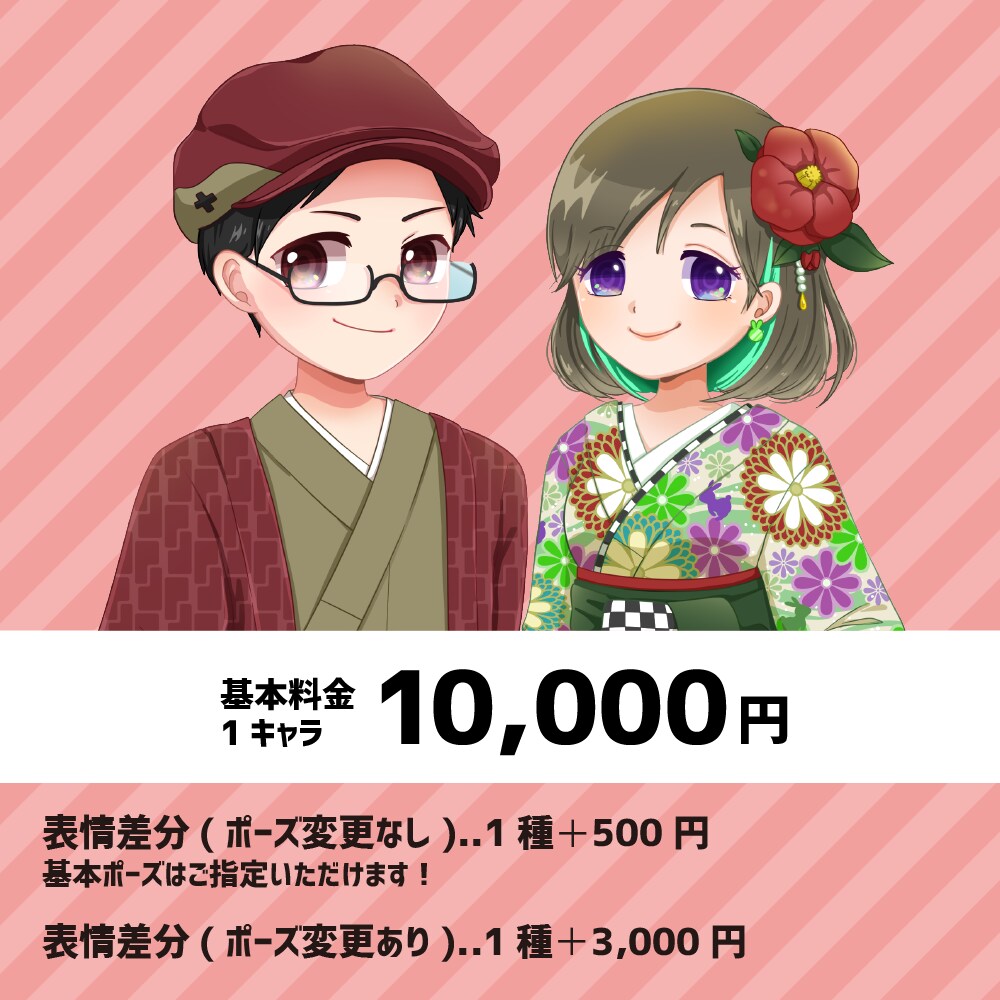 アイコン、動画、グッズ等に使えるキャラを作成します ポップで可愛いキャラクターを一緒に考えます！ イメージ3