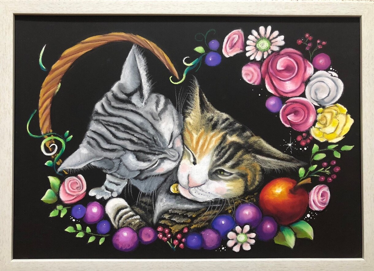 愛するあなたのペットの似顔絵お描します 作成した絵画はデータでもお送り可能です。 イメージ6