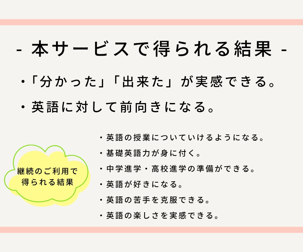 小中学生対象！マンツーマン英語レッスンします ☆TOEIC940の私がお子さまに英語の楽しさを教えます☆ イメージ4