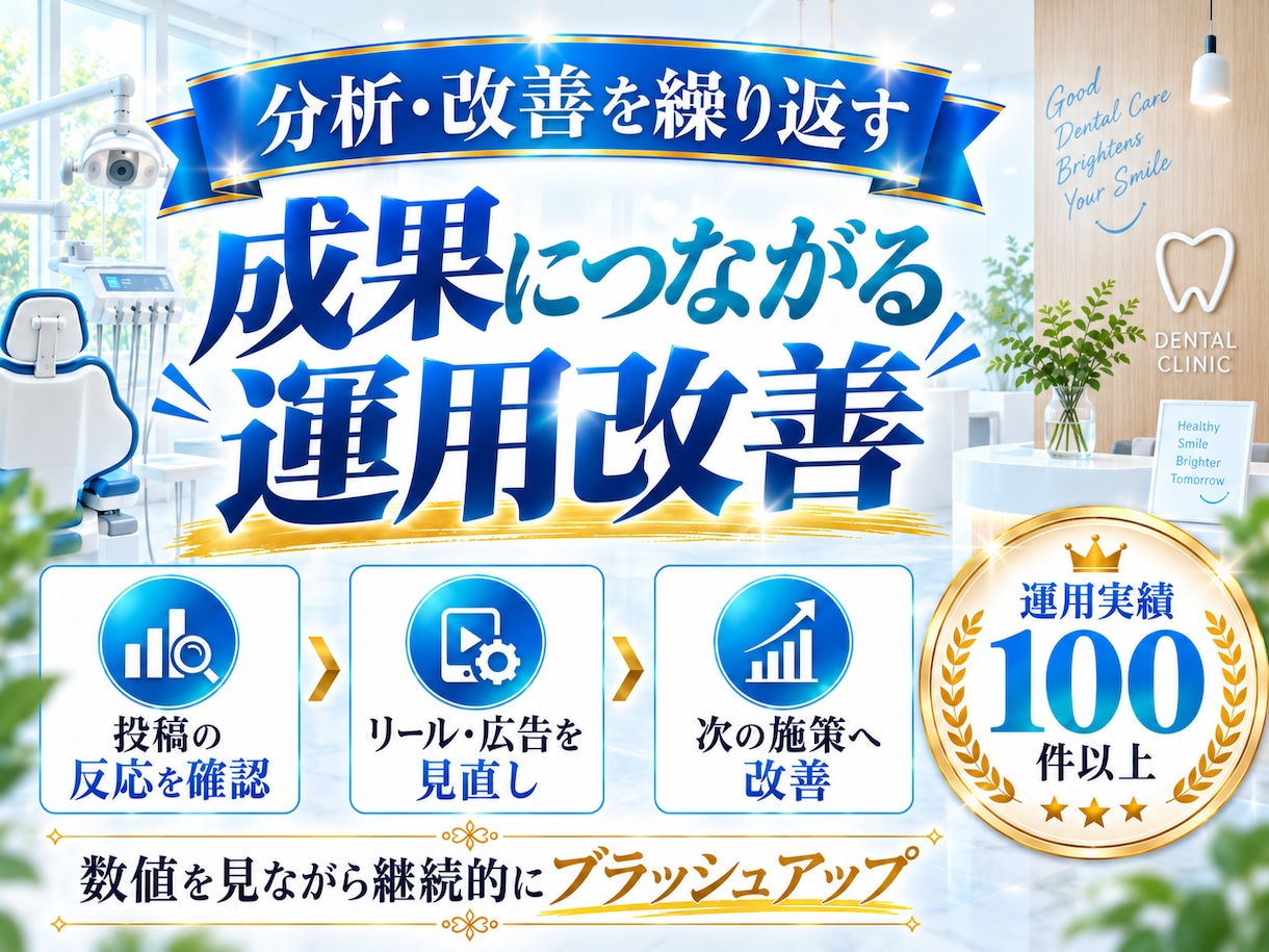 歯科医院に特化！インスタグラム運用をいたします 歯科医院の「集客」に強いInstagram運用 イメージ9
