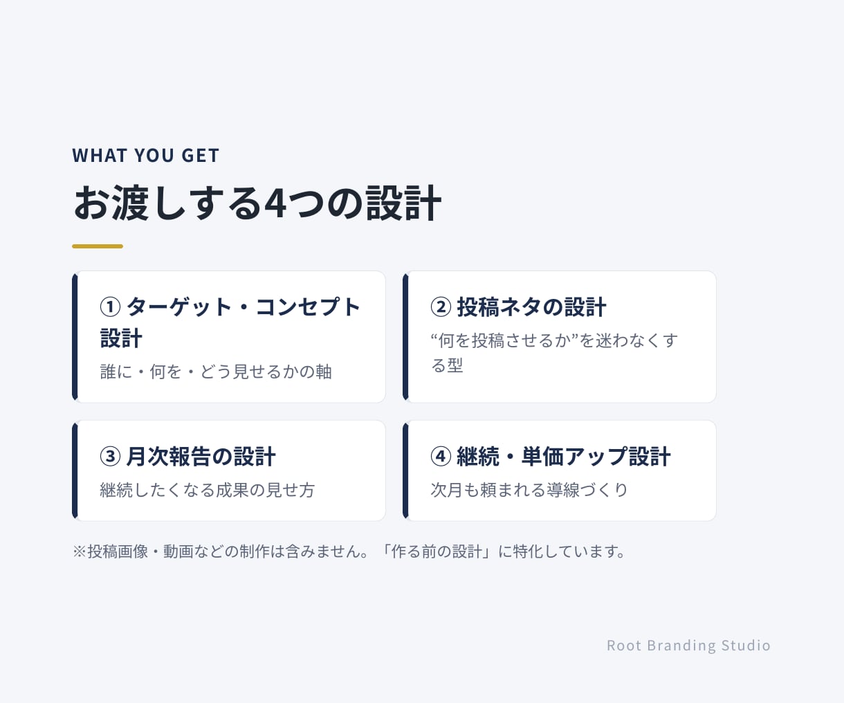 継続の為の上流設計｜SNS運用代行案件を添削します 良い投稿だけでは×。上流の設計で成果は決まります。 イメージ3