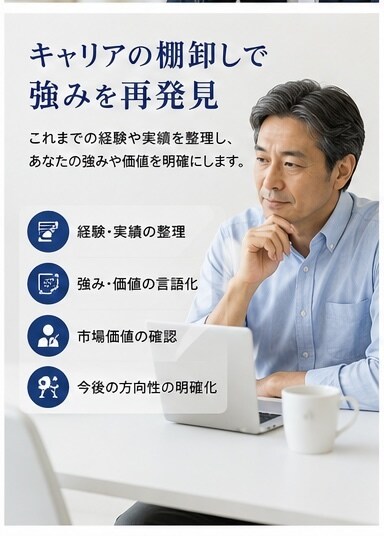 管理職経験者が50代転職をサポートします 「50代の転職不安に寄り添います」 イメージ5