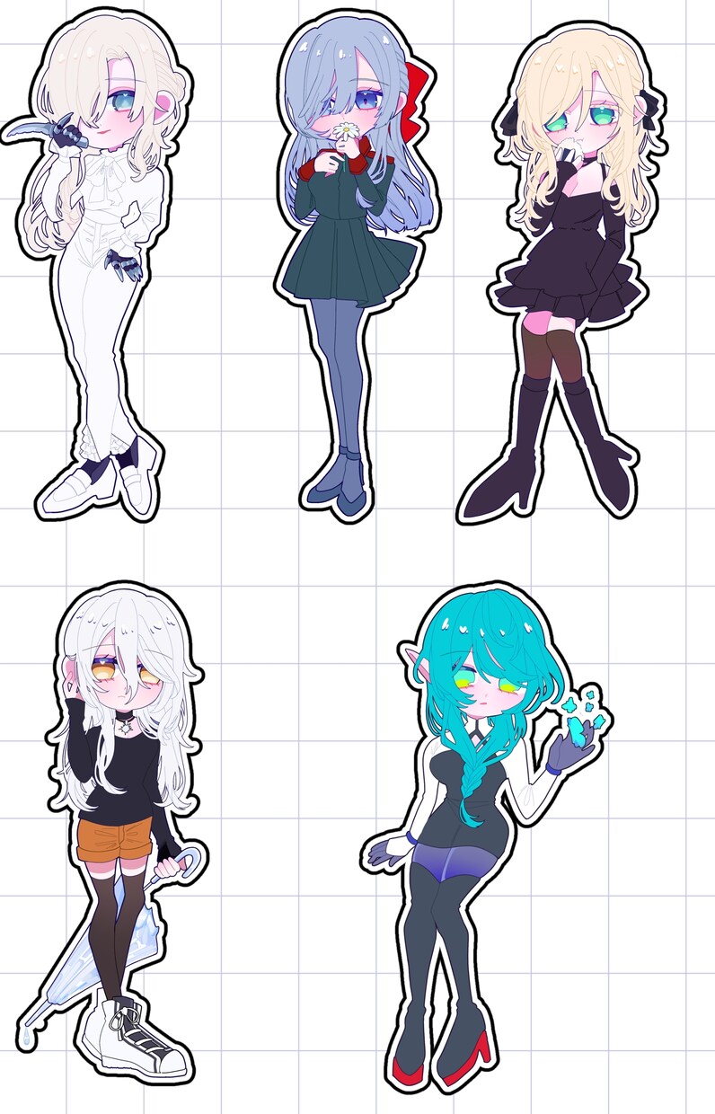 デフォルメを可愛く描かせていただきます OC様.コテキャ様を丁寧にそして可愛く描きます！ イメージ1