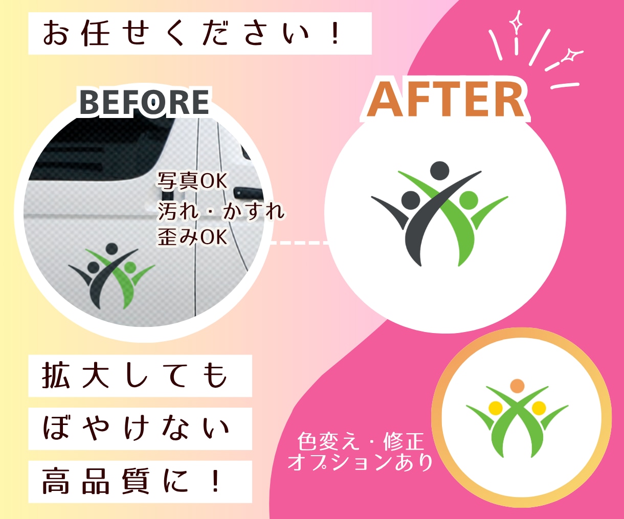高品質！生成AI画像をAiデータに修正・変換します 生成AI画修正￤Gemini￤chatGPT￤Claude等 イメージ4