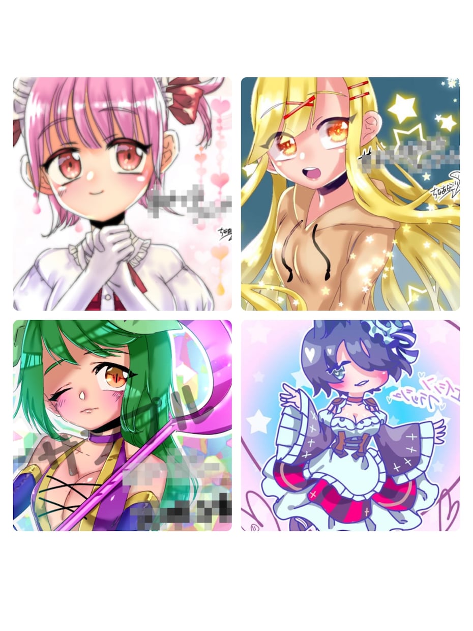 SNSのアイコン、ヘッダーなど制作します 似顔絵、オリキャラ、ペット、推しキャラ、何でもイラストに！ イメージ5