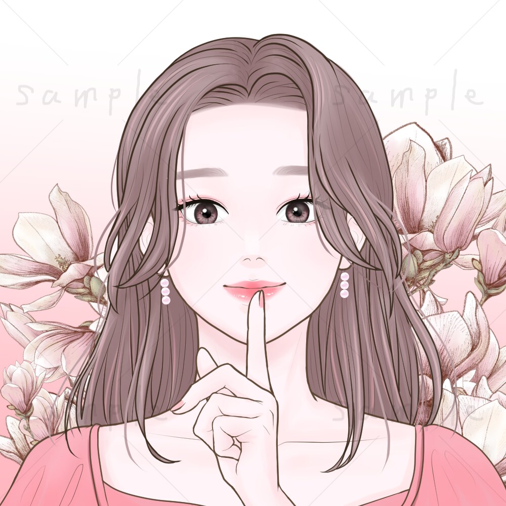女性起業家・副業向け！大人可愛いアイコン描きます ブログ・SNS・YouTubeに♡好印象の似顔絵風イラスト イメージ6
