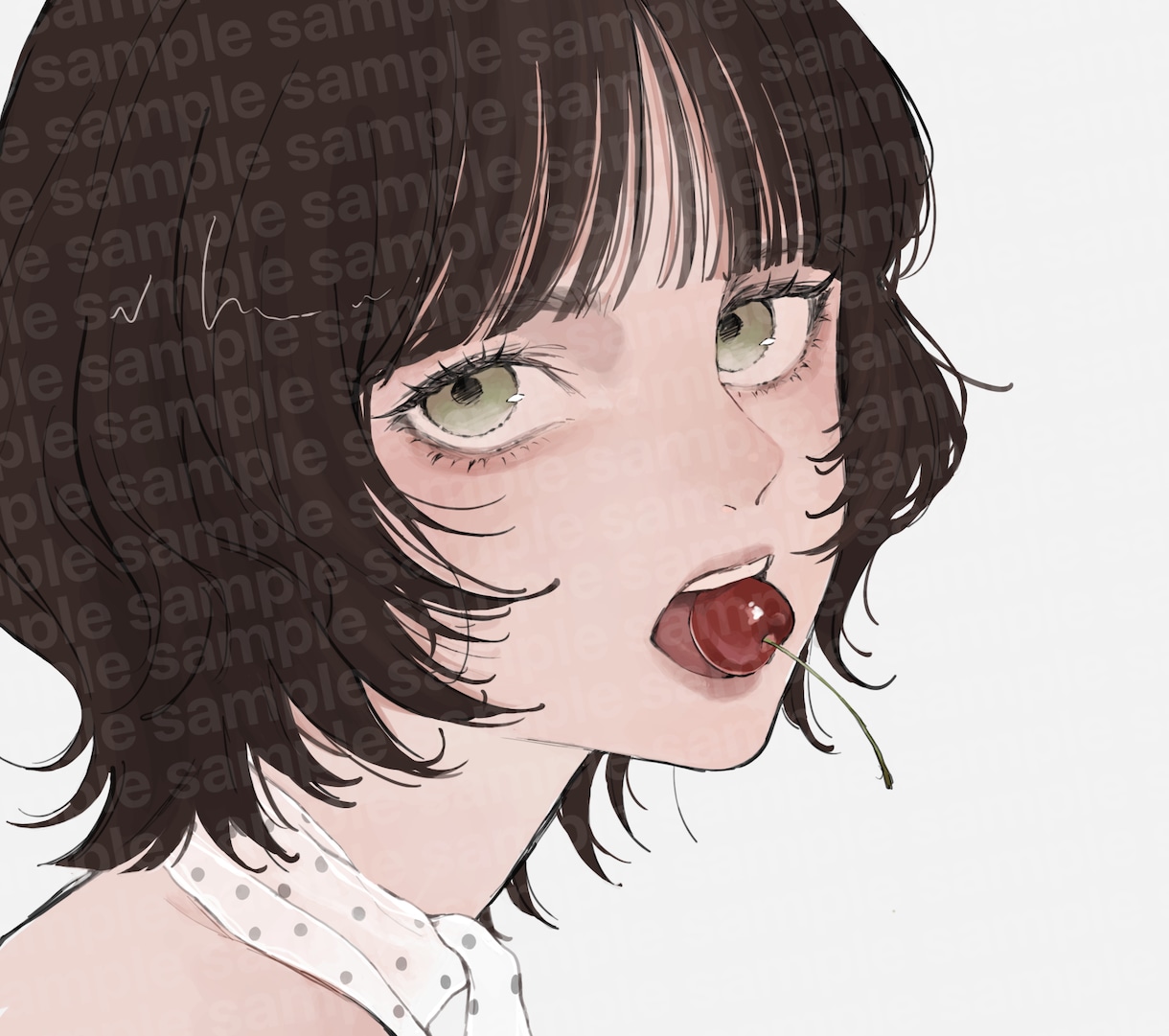 アンニュイで雰囲気のあるイラスト描きます ⭐︎アイコン, サムネイルetc. お気軽にご相談下さい！ イメージ1