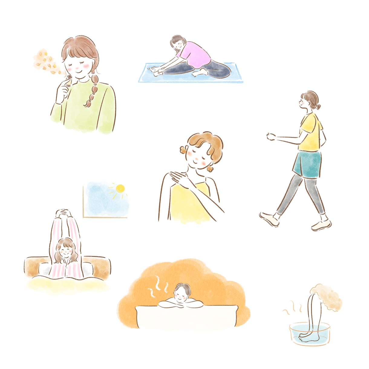 ほんわか可愛い☻カットイラストお描きします Webや書籍など挿絵にもピッタリ イメージ2
