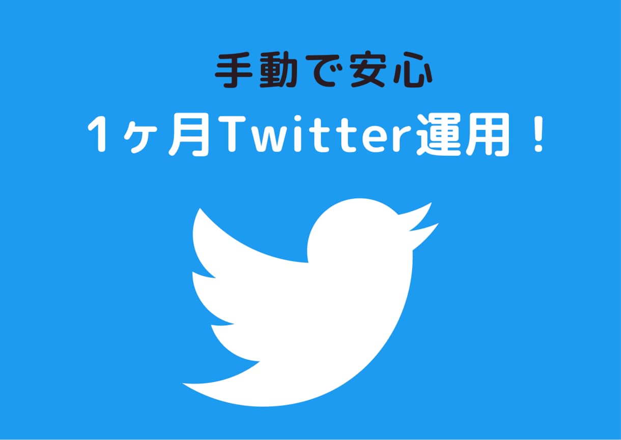 X (Twitter)運用を手動で1ヶ月行います 丸投げOK！完全手動で企業様や個人様のXアカウントを運用 イメージ1