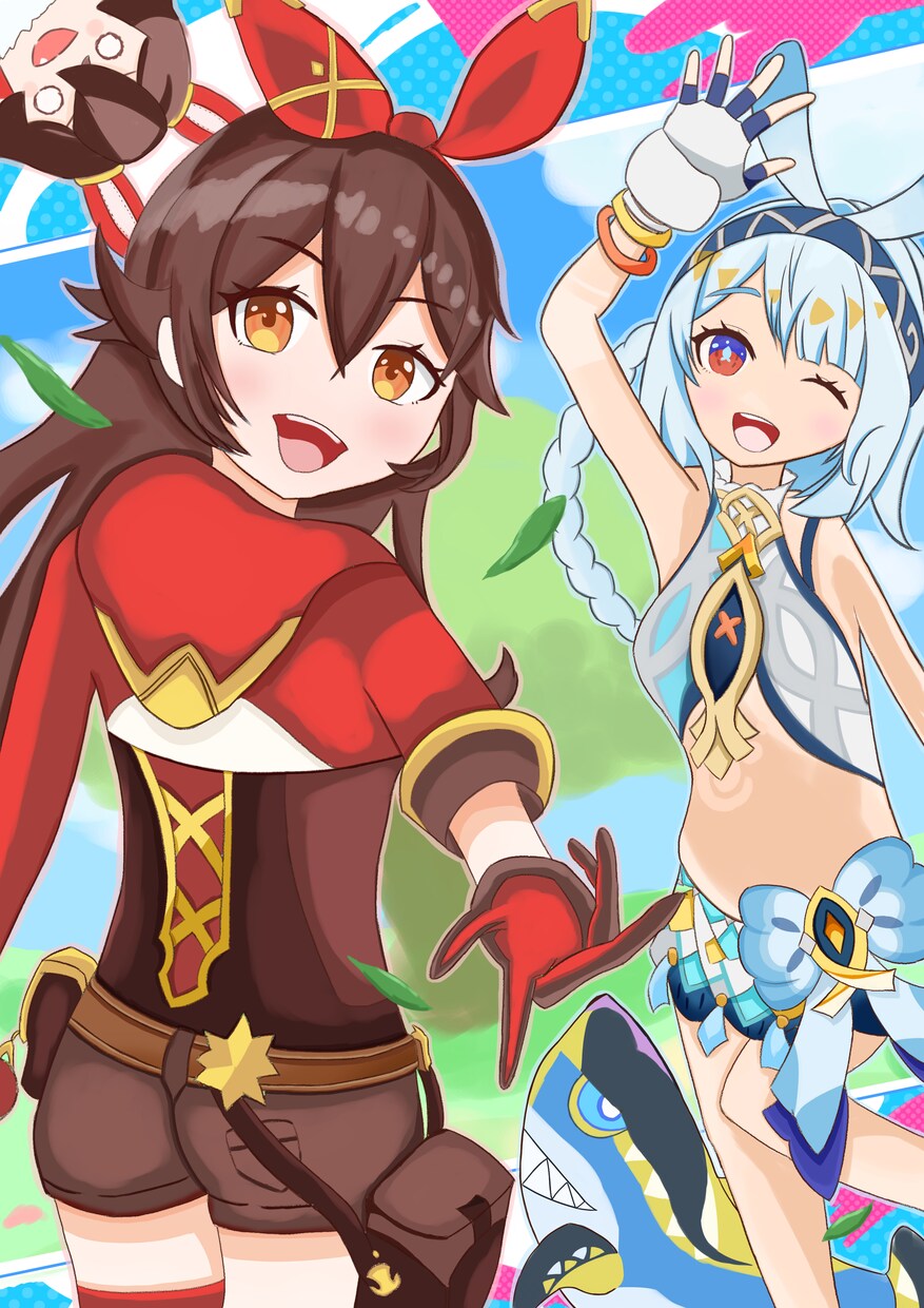 アニメキャラっぽい可愛いイラスト描きます アイコンサイズから等身大まで幅広いイラストを描きます！ イメージ1
