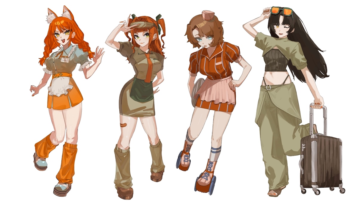 一枚絵から立ち絵までなんでも描きます キャラクターの雰囲気を大事に描きます！ イメージ3