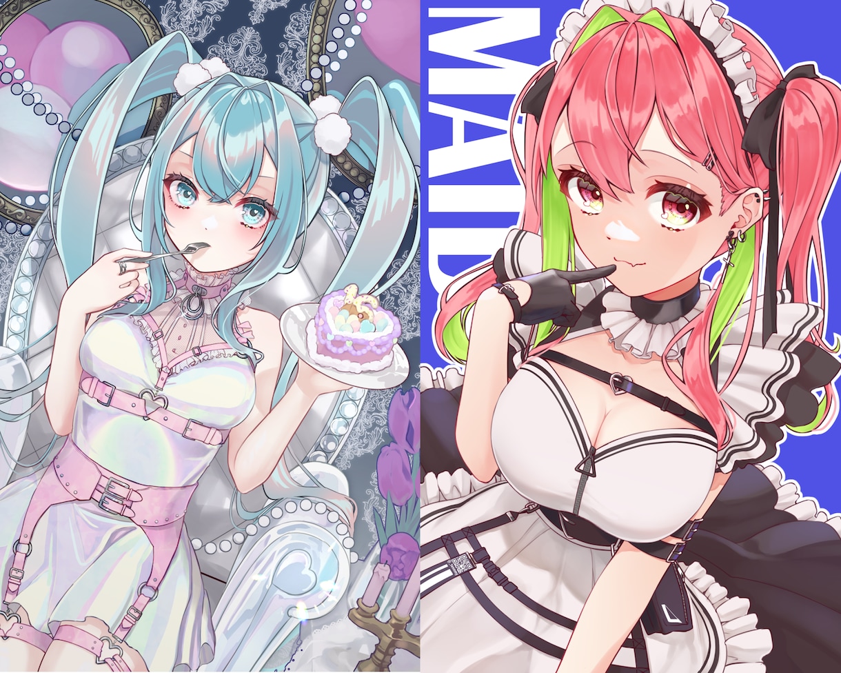 高品質！◆かわいい＆綺麗◆魅力的な一枚絵描きます ハイクオリティなイラストが欲しい方！推しのお祝いイラストにも イメージ8