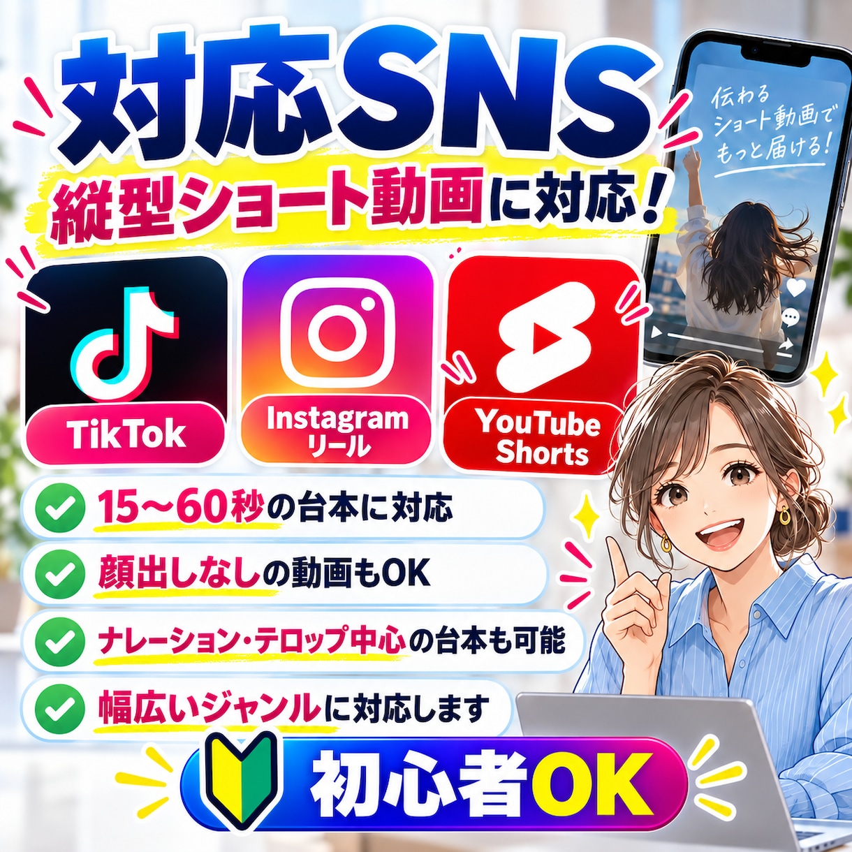 TikTok・リール・Shorts台本作ります 企画・冒頭フック・台本・投稿文までまとめて作成します イメージ7