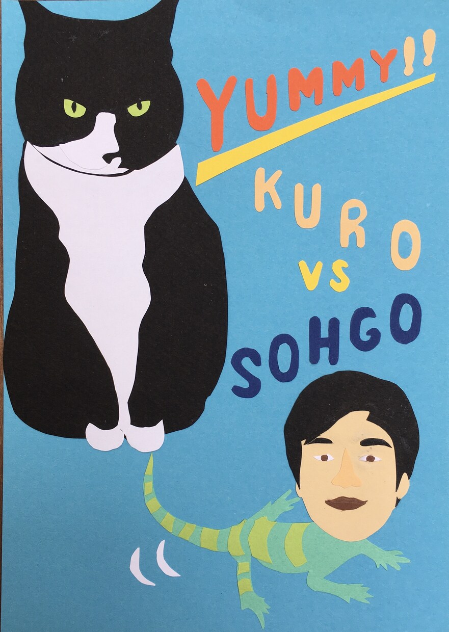 可愛い愛猫・犬のペットポートレイト作成します 切り絵で完全オリジナル！愛ペットとのポートレイト作成します！ イメージ7