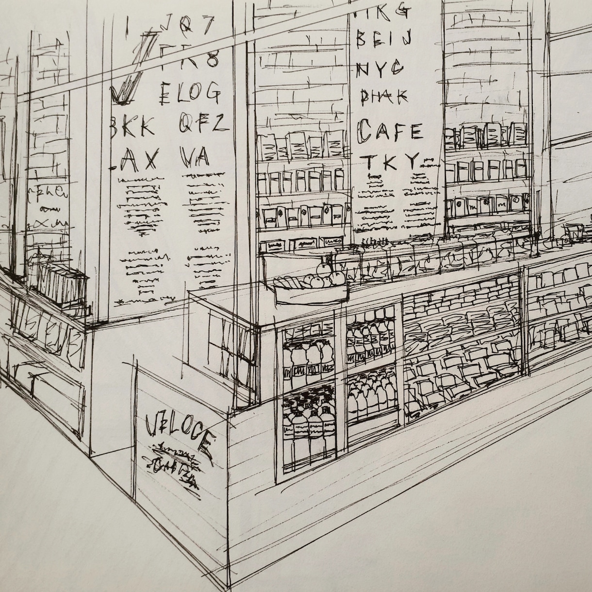 住宅、店舗など建築物のイラスト描きます 愛着のある建築物をイラストにしたい方へ イメージ1