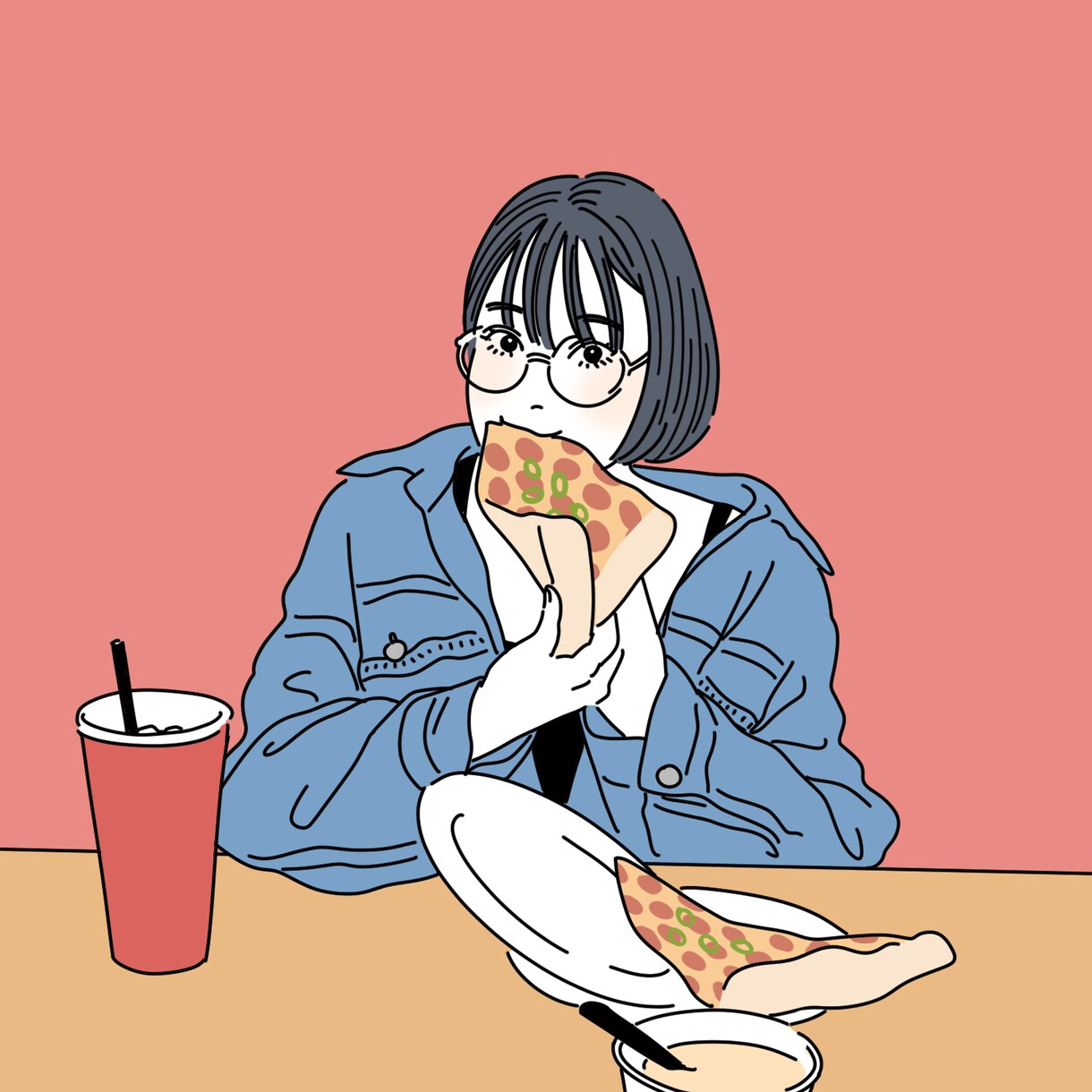 シンプル似顔絵お描きします お写真を元におしゃれなイラストを作成します イメージ4