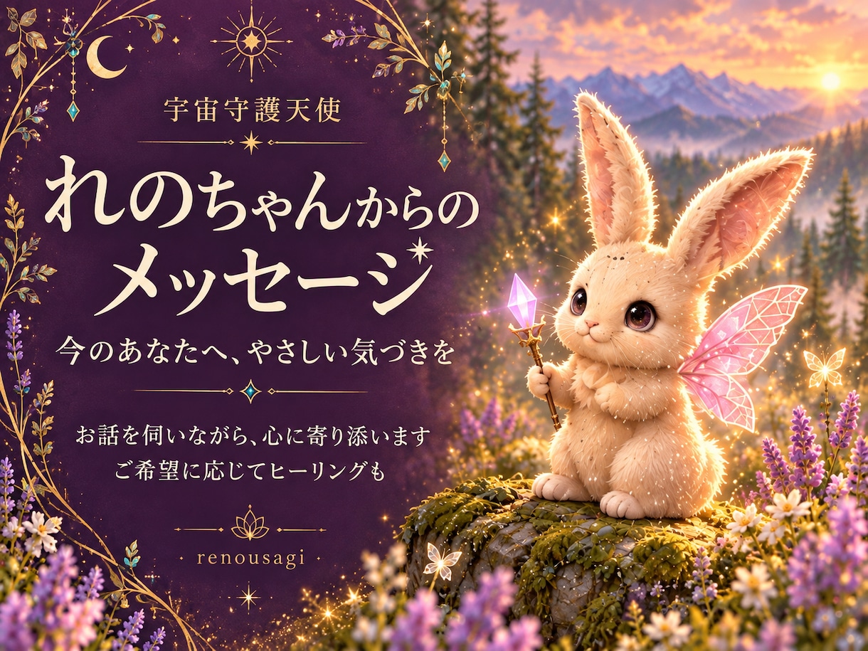 ルーン占い＆チャネリングで心に寄り添います 宇宙守護天使れのちゃんのメッセージと癒しをあなたへ イメージ3