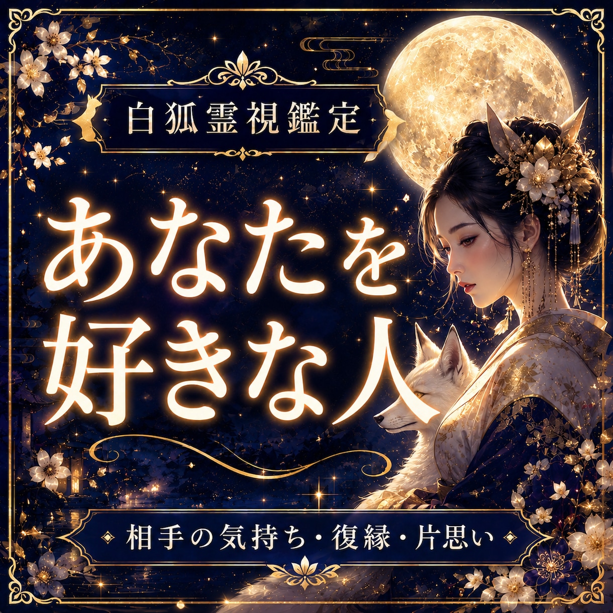 あなたを好きな人と恋愛の未来を霊視します 出会い時期や運命の人を鑑定/白狐神託で恋愛運とご縁を導きます イメージ1