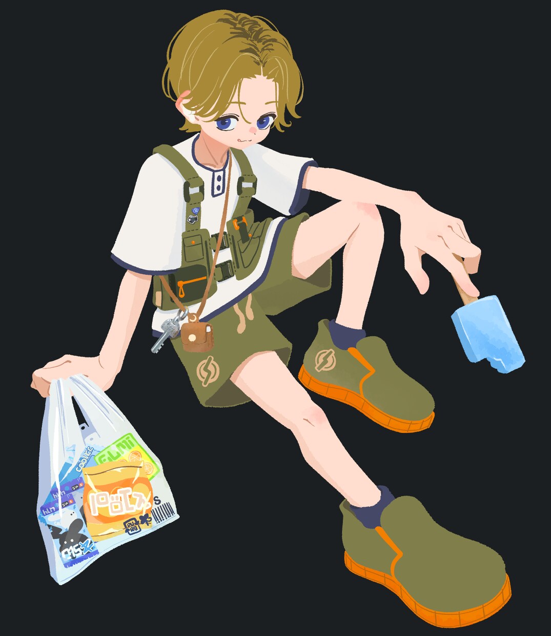 ポップなファッションイラスト制作します 主線無し/デフォルメ／ファッション／ストリート/商用利用可 イメージ5