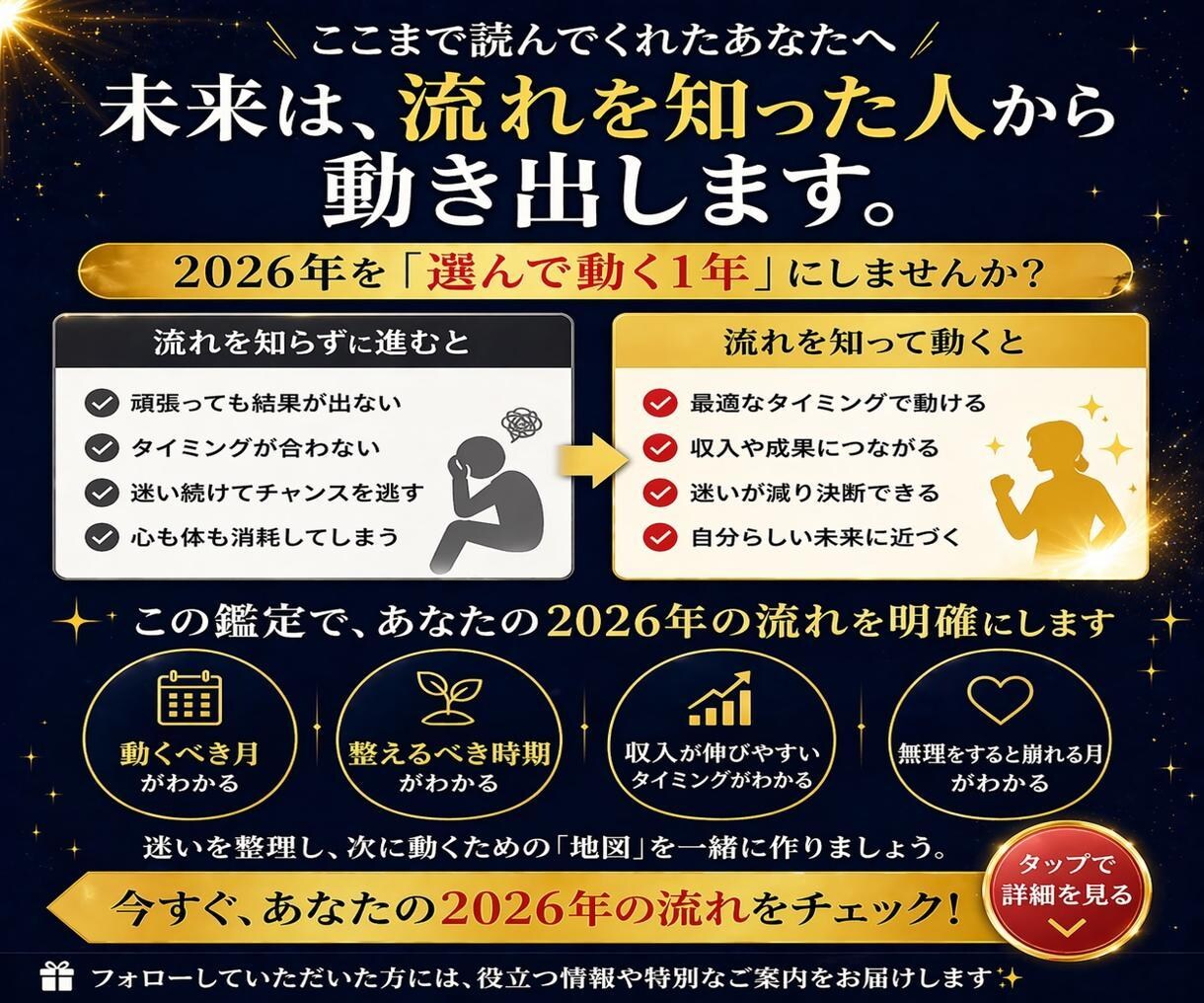 2026年の流れと稼ぎどきを分析します 迷いを整理し、次に動くタイミングがわかる イメージ4